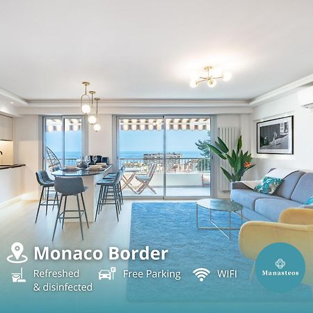Baie De Monaco - Terrasse Vue Mer - Parking - Af Beausoleil Buitenkant foto